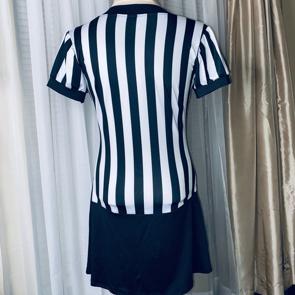 SPIRIT REFEREE stretch zip up dress accessories complete Cosplay Costume M 6-8 - Picture 6 of 9